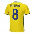 Maillot Sweden Domicile Svensson 2018 Jaune