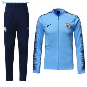 Survetement Manchester City 2018 2019 Bleu Clair