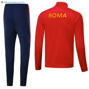 Survetement AS Roma 2017 2018 Rouge Bleu Marine