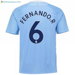 Maillot Manchester City Domicile Fernando.R 2017 2018 Maillot Manchester City Domicile Fernando.R 2017 2018