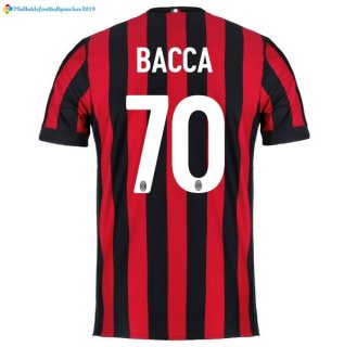 Maillot Milan Domicile Bacca 2017 2018 Maillot Milan Domicile Bacca 2017 2018