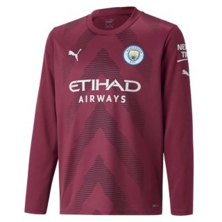 Thailande Maillot Manchester City Gardien ML 2022 2023 Rouge