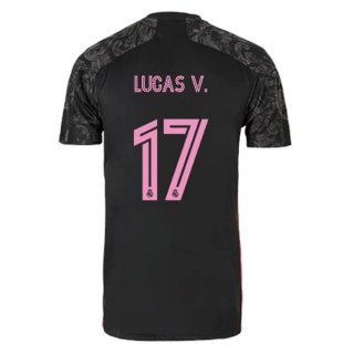 Maillot Real Madrid Third NO.17 Lucas V. 2020 2021 Noir Maillot Real Madrid Third NO.17 Lucas V. 2020 2021 Noir