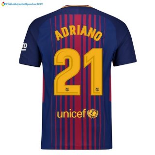 Maillot Barcelona Domicile Adriano 2017 2018