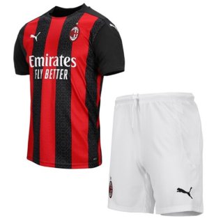 Maillot AC Milan Domicile Enfant 2020 2021 Rouge