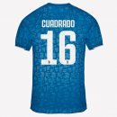 Maillot Juventus NO.16 Cuadredo Third 2019 2020 Bleu