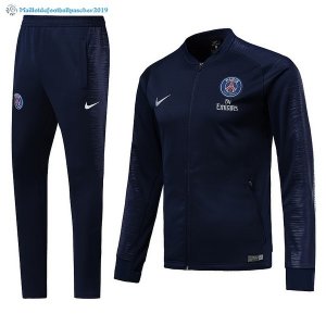 Survetement Paris Saint Germain 2018 2019 Bleu Marine