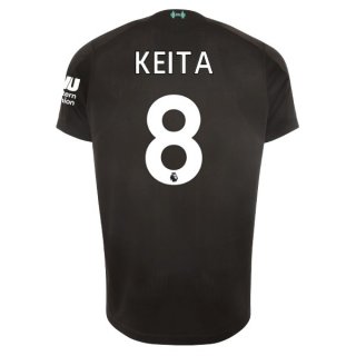Maillot Liverpool NO.8 Keita Third 2019 2020 Noir Maillot Liverpool NO.8 Keita Third 2019 2020 Noir