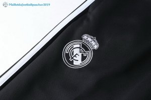Survetement Real Madrid 2018 2019 Noir Blanc