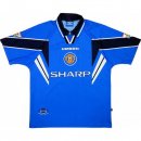 Thailande Maillot Manchester United Replica Exterieur Retro 1997 1998 Bleu