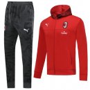 Survetement AC Milan 2019 2020 Gris Rouge