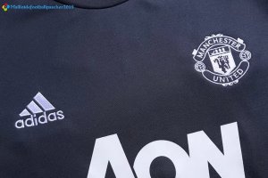 Survetement Manchester United 2017 2018 Gris Marine