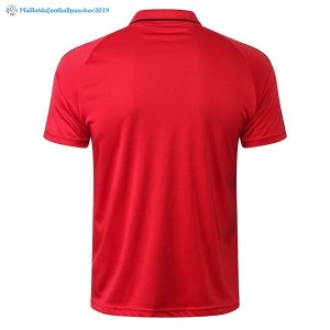 Polo AC Milan Ensemble Complet 2017 2018 Rouge