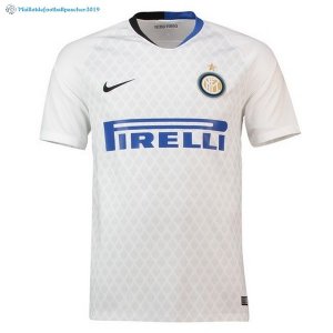 Thailande Maillot Inter de Milán Exterieur 2018 2019 Blanc
