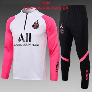 Enfant Survetement Paris Saint Germain 2022 Rose Blanc Enfant Survetement Paris Saint Germain 2022 Rose Blanc