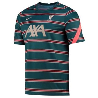 Thailande Maillot Liverpool Pre Match 2022 Vert Bleu Thailande Maillot Liverpool Pre Match 2022 Vert Bleu