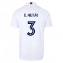 Maillot Real Madrid Domicile NO.3 E. Militão 2020 2021 Blanc
