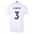 Maillot Real Madrid Domicile NO.3 E. Militão 2020 2021 Blanc