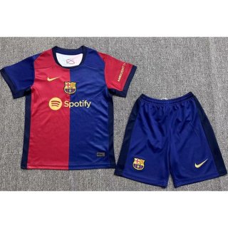 Maillot Barcelona Domicile All Sponsors Enfant 2024 2025 Maillot Barcelona Domicile All Sponsors Enfant 2024 2025