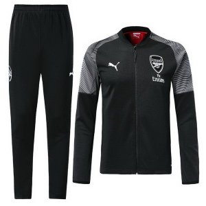 Survetement Arsenal 2018 2019 Noir Gris