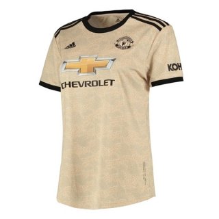 Maillot Manchester United Exterieur Femme 2019 2020 Marron