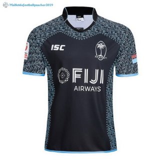 Maillot Rugby Fiyi Exterieur 2018 2019 Noir