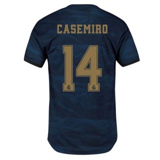 Maillot Real Madrid NO.14 Casemiro Exterieur 2019 2020 Bleu Maillot Real Madrid NO.14 Casemiro Exterieur 2019 2020 Bleu