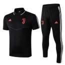 Polo Ensemble Complet Juventus 2019 2020 Negro Rouge