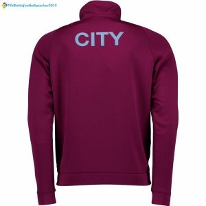 Veste Manchester City 2017 2018 Rouge Marine
