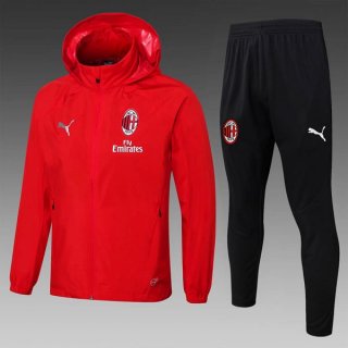 Coupe Vent AC Milan Ensemble Complet 2025-2026 Rouge Coupe Vent AC Milan Ensemble Complet 2025-2026 Rouge