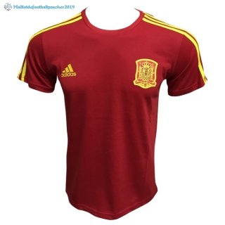 Maillot Entrainement Espagne 2018 Rouge Jaune Maillot Entrainement Espagne 2018 Rouge Jaune