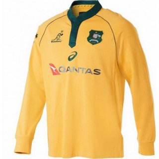 Maillot Australie Domicile ML 2018 Jaune Maillot Australie Domicile ML 2018 Jaune