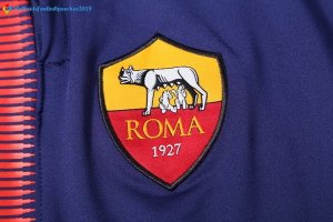 Survetement AS Roma 2017 2018 Bleu Marine Rouge