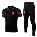 Polo AC Milan Ensemble Complet 2022 2023 Noir