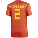 Maillot Belgica Domicile Alderweireld 2018 Rouge