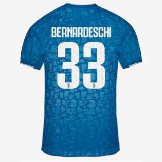 Maillot Juventus NO.33 Bernaroeschi Third 2019 2020 Bleu