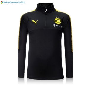 Survetement Borussia Dortmund 2017 2018 Noir Marine Jaune