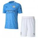 Maillot Manchester City Domicile Enfant 2020 2021 Bleu