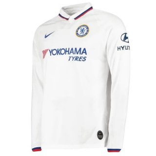 Maillot Chelsea Exterieur ML 2019 2020 Blanc