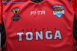 Maillot Rugby Tonga RLWC Domicile 2017 2018 Rouge