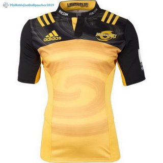 Maillot Rugby Hurricanes Domicile 2017 2018 Jaune Maillot Rugby Hurricanes Domicile 2017 2018 Jaune