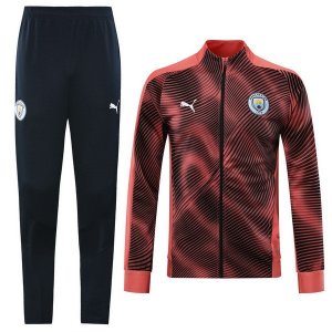 Survetement Manchester City 2019 2020 Rouge Negro