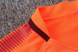 Maillot Entrainement Barcelona Ensemble Complet 2018 2019 Orange