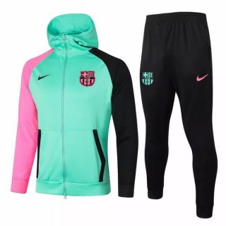 Sweat Shirt Capuche Barcelona 2020 2021 Vert Rose Sweat Shirt Capuche Barcelona 2020 2021 Vert Rose