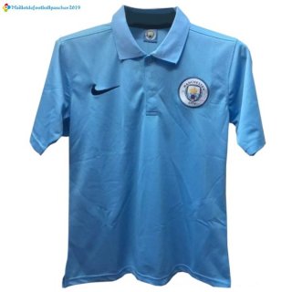 Polo Manchester City 2017 2018 Bleu