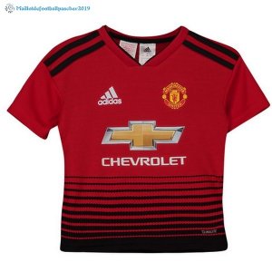 Maillot Manchester United Domicile Enfant 2018 2019 Rouge