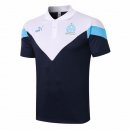 Polo Marseille 2020 2021 Blanc Bleu