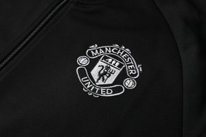 Survetement Manchester United 2019 2020 Negro Blanc