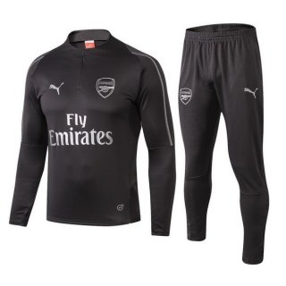 Survetement De Laine Arsenal 2018 2019 Gris Marine