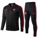 Survetement Manchester United 2019 2020 Rouge Noir